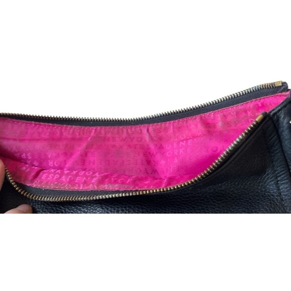 Kate Spade New York Town Road Aurelia Black Pebbled Leather Shoulder Bag READ - Picture 12 of 12